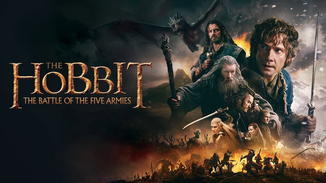 The Hobbit: The Battle of the Five Armies — backdrops with title 4