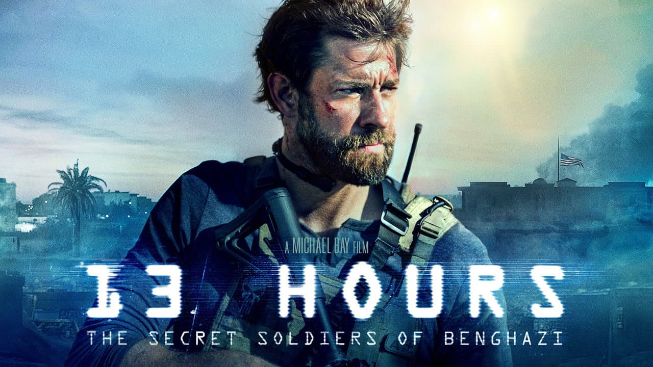 13 Hours: The Secret Soldiers of Benghazi — backdrops with title 8