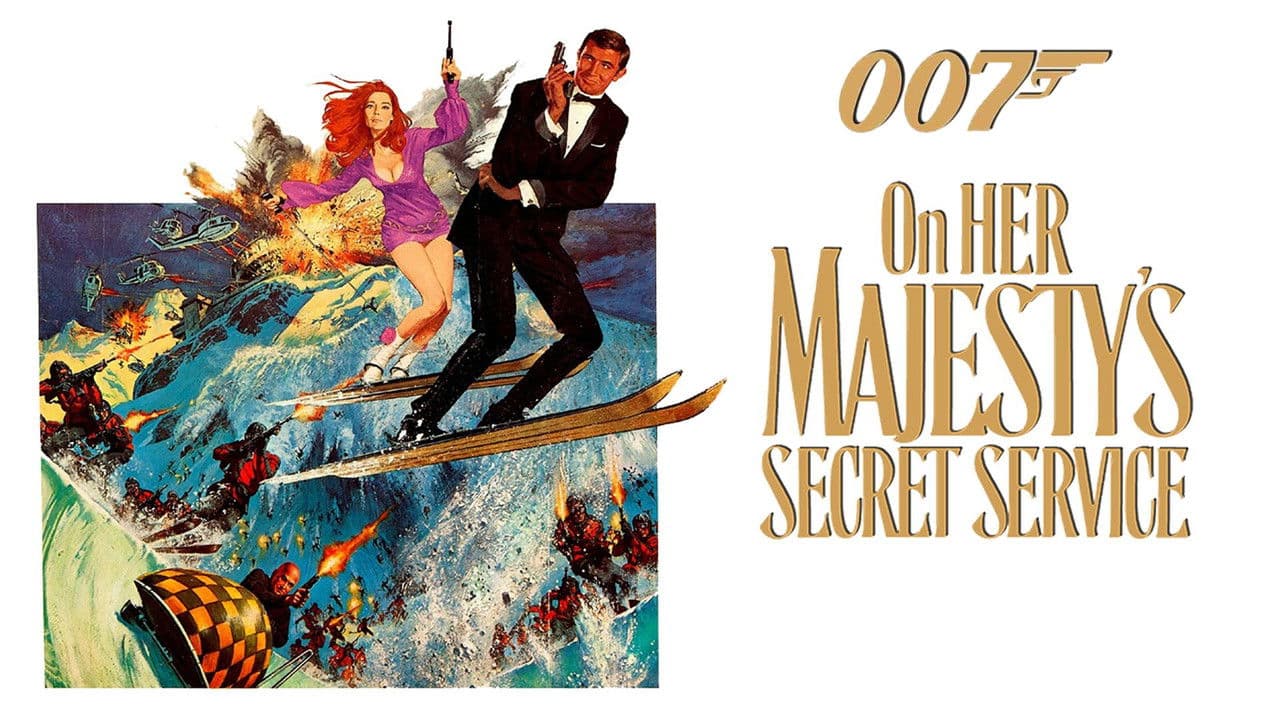 On Her Majesty's Secret Service — backdrops with title 1