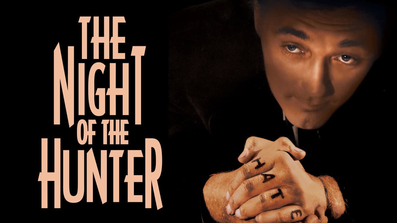 The Night of the Hunter — backdrops with title 2