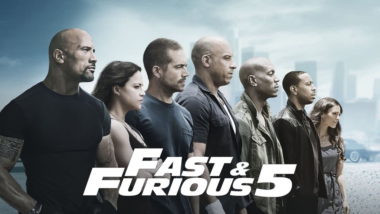 Fast Five — backdrops with title 1