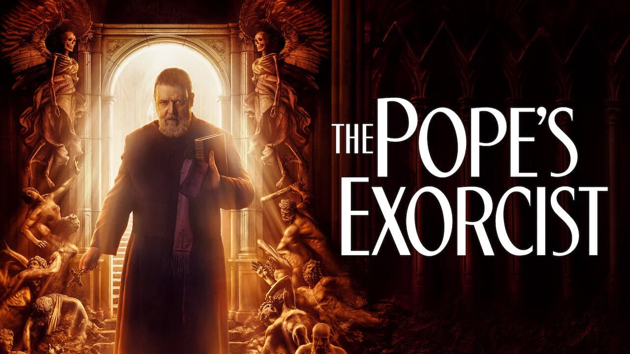 The Pope's Exorcist — backdrops with title 6
