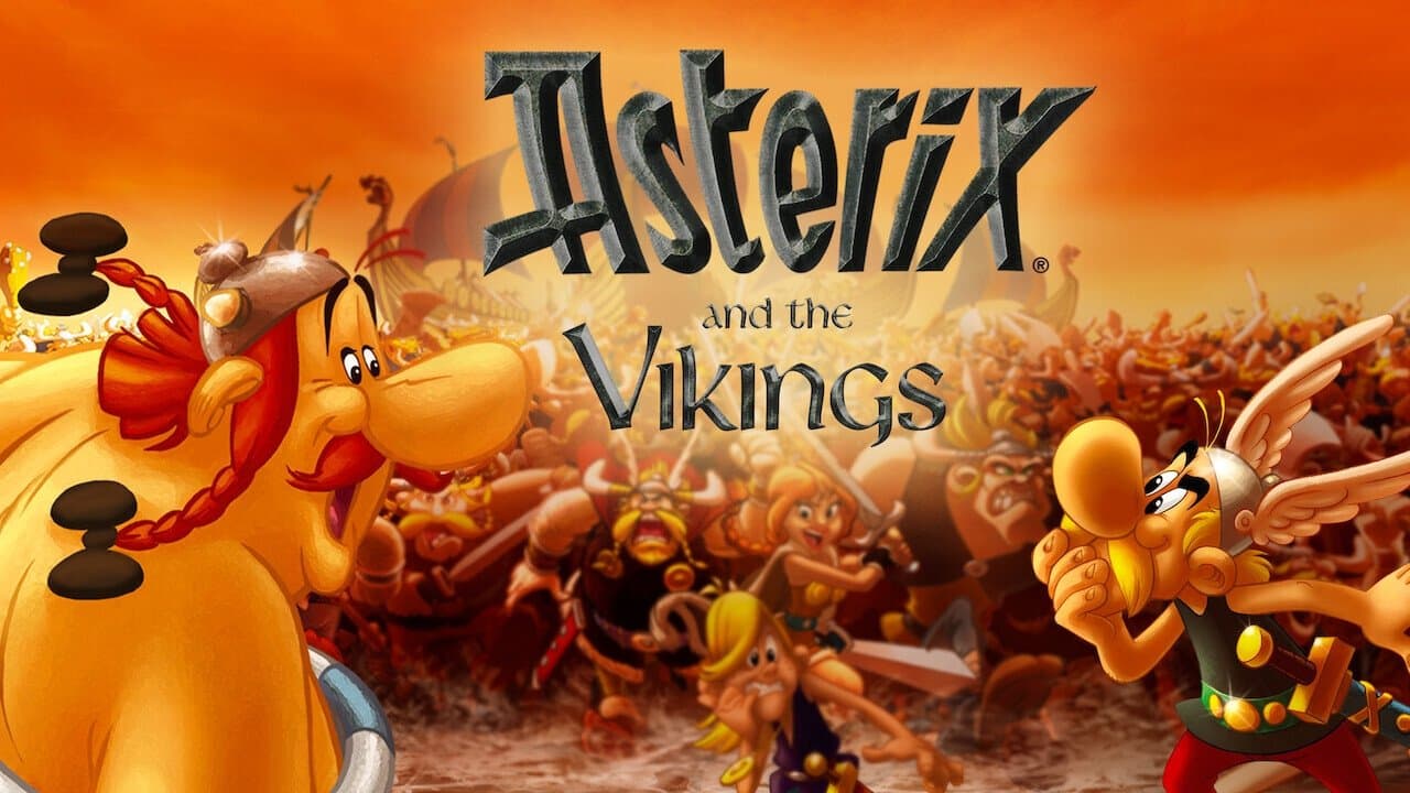 Asterix and the Vikings — backdrops with title 1