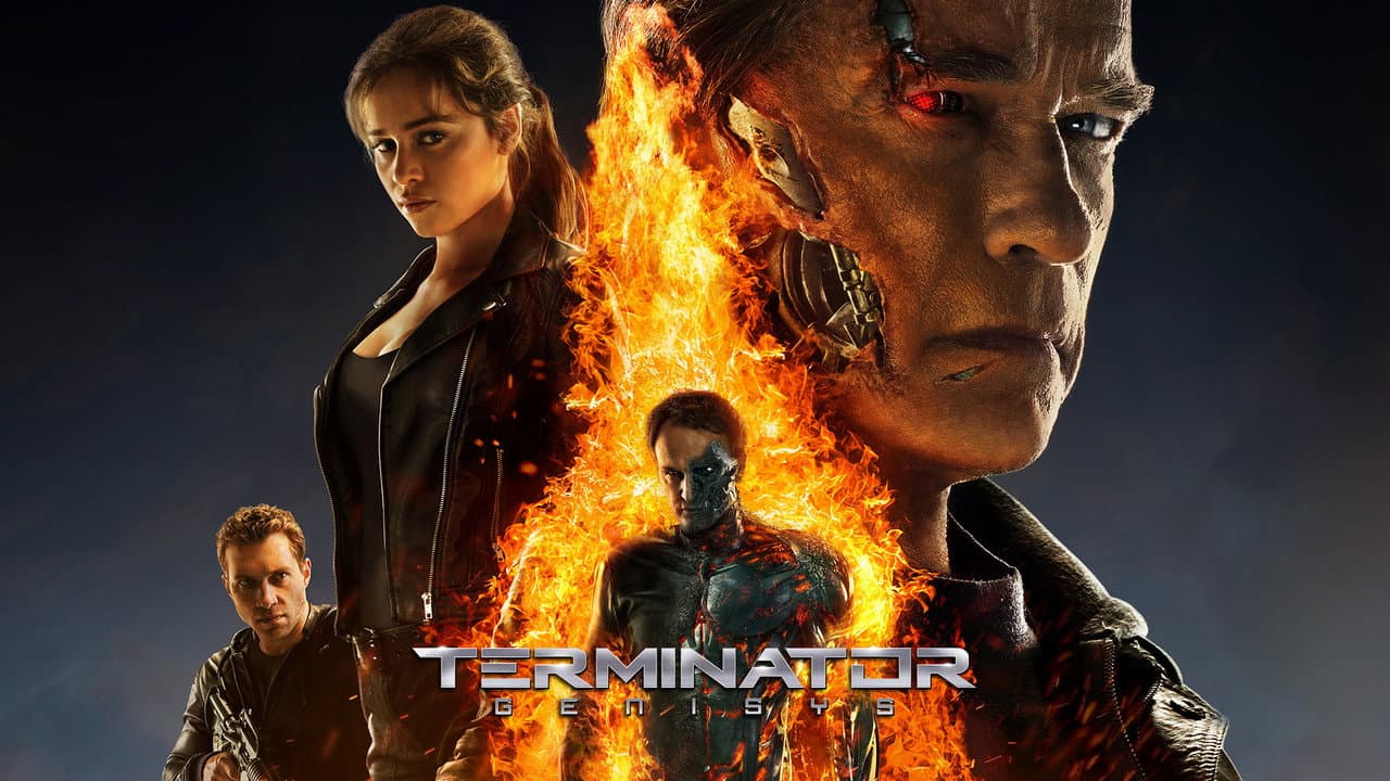 Terminator Genisys — backdrops with title 5