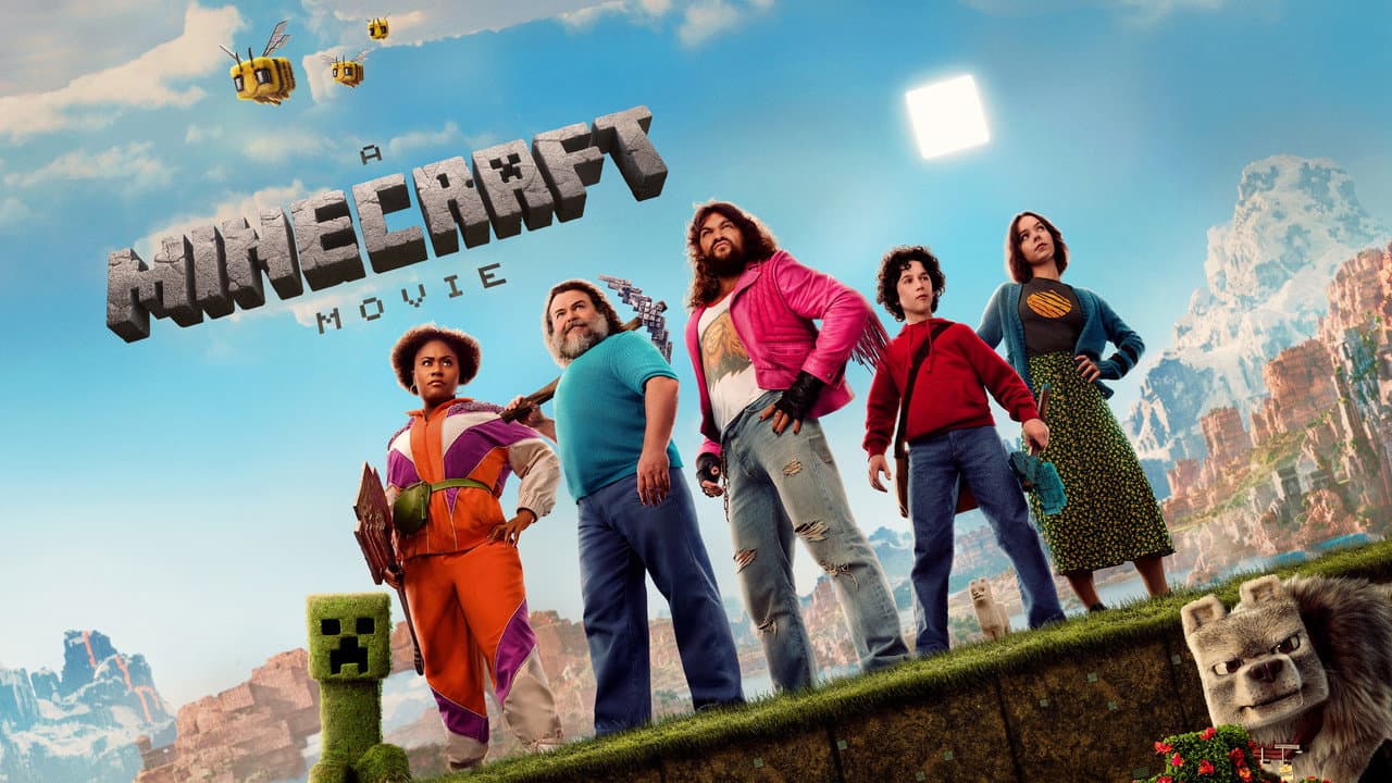 A Minecraft Movie — backdrops with title 1