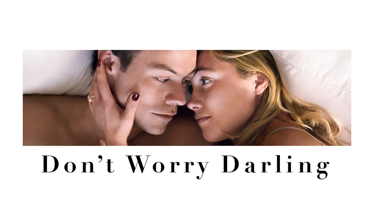 Don't Worry Darling — backdrops with title 6