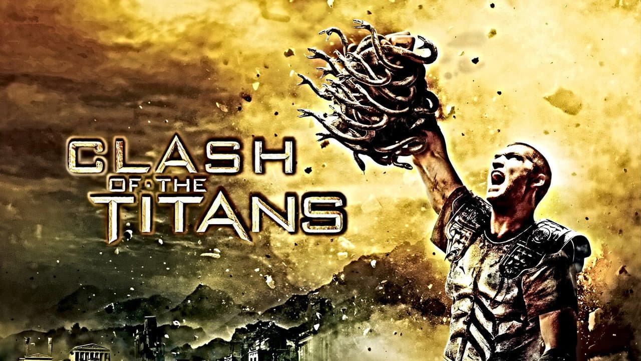 Clash of the Titans — backdrops with title 8