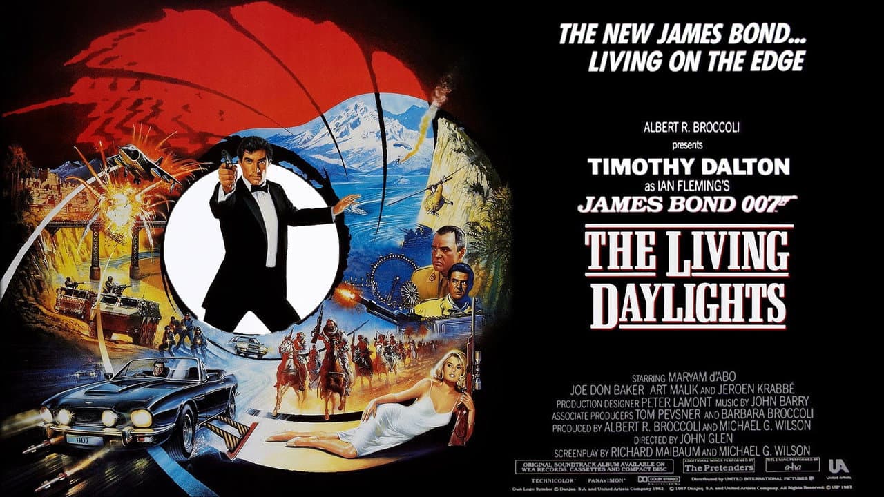 The Living Daylights — backdrops with title 3