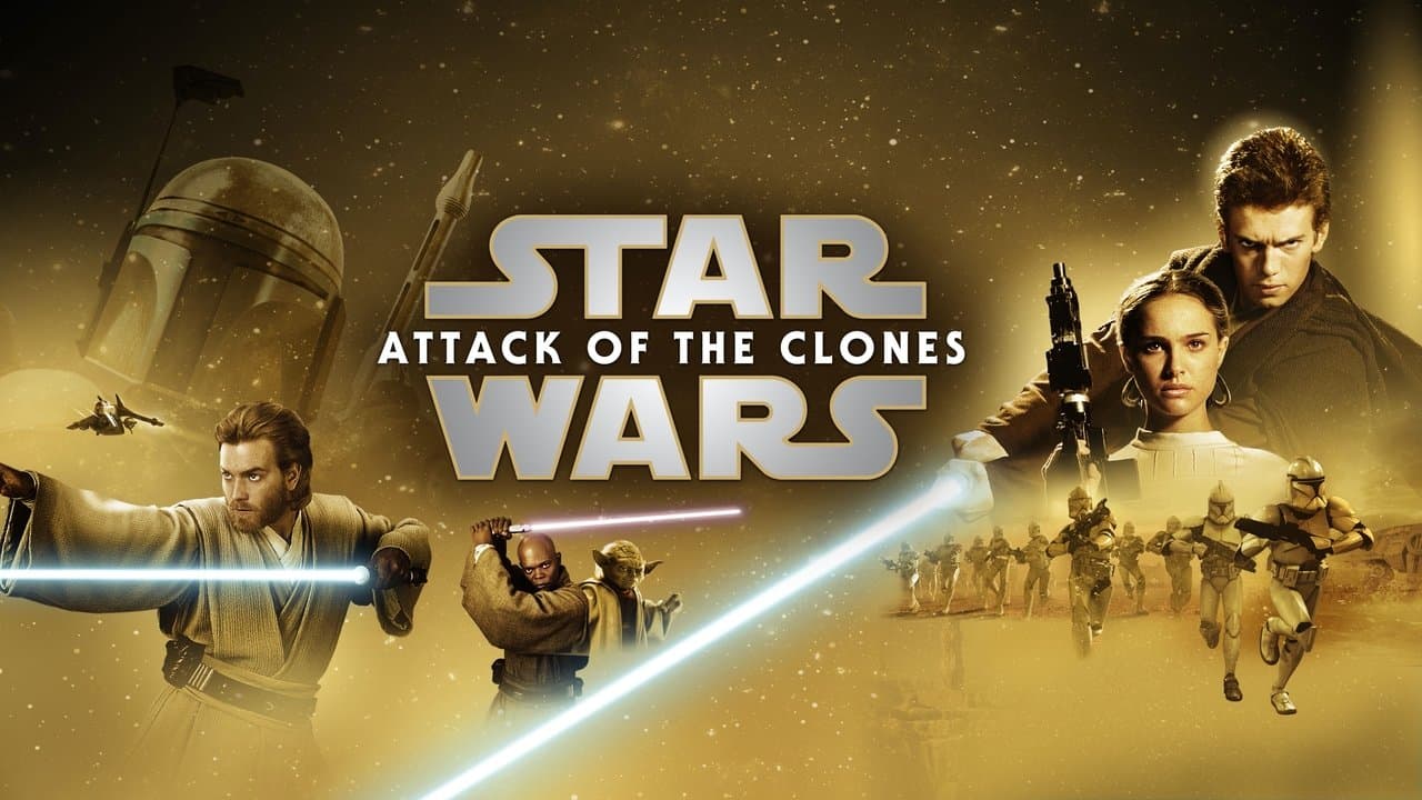 Star Wars: Episode II - Attack of the Clones — backdrops with title 4
