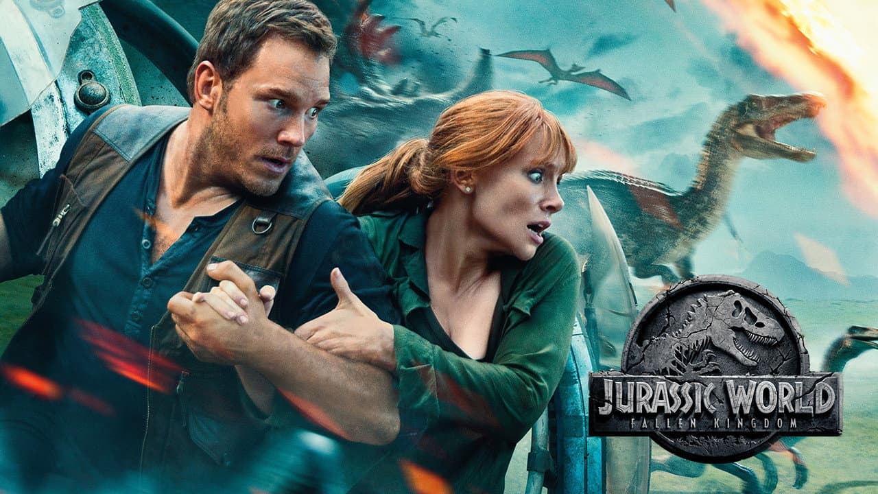 Jurassic World: Fallen Kingdom — backdrops with title 4