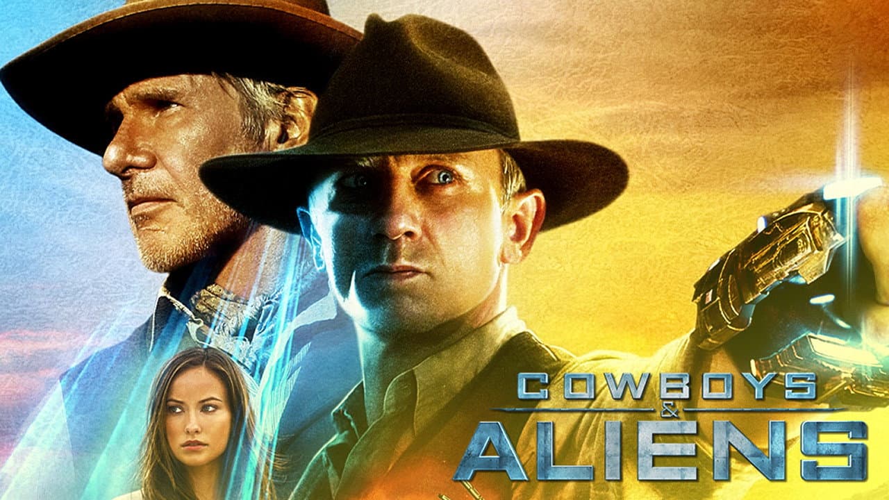 Cowboys & Aliens — backdrops with title 2