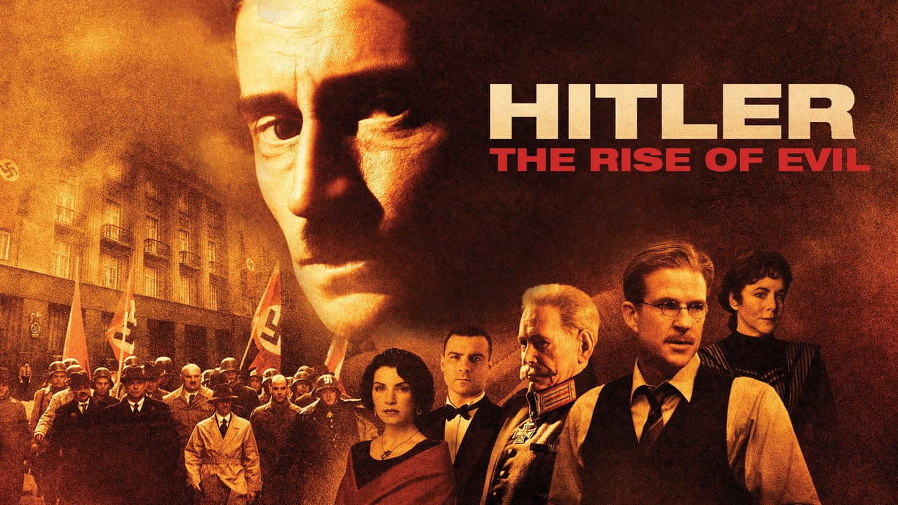 Hitler: The Rise of Evil — backdrops with title 1