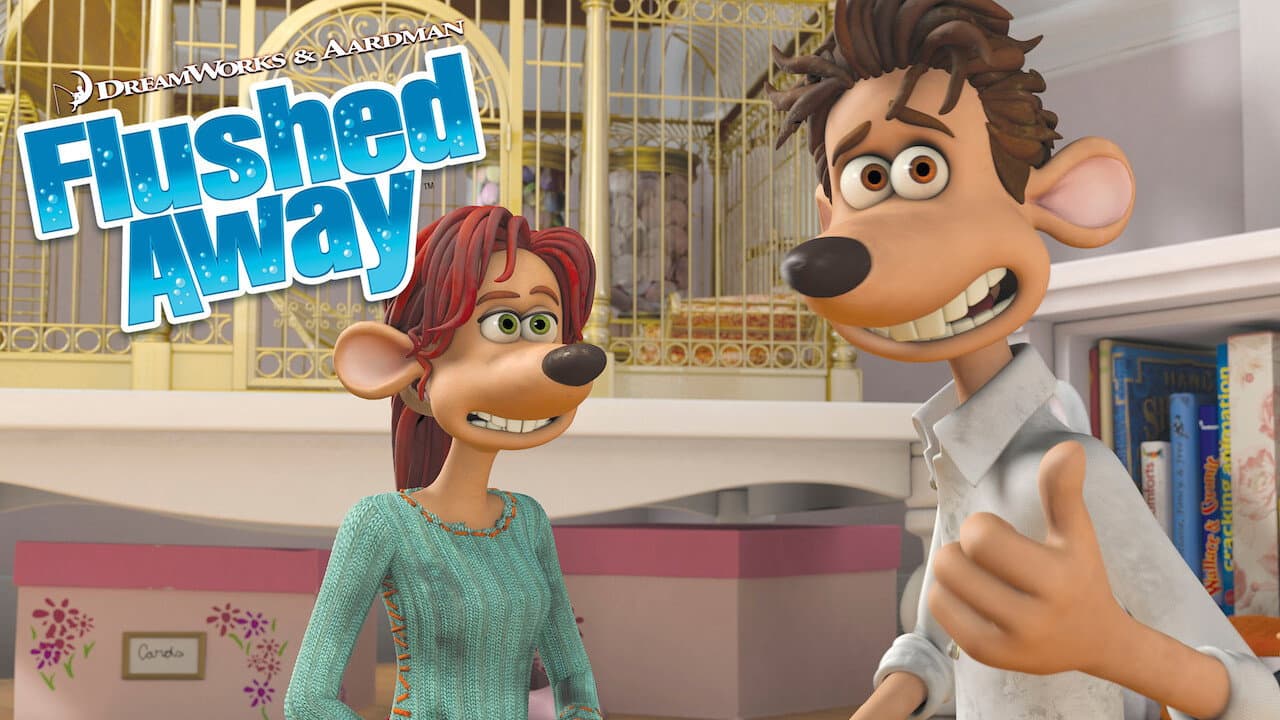 Flushed Away — backdrops with title 6