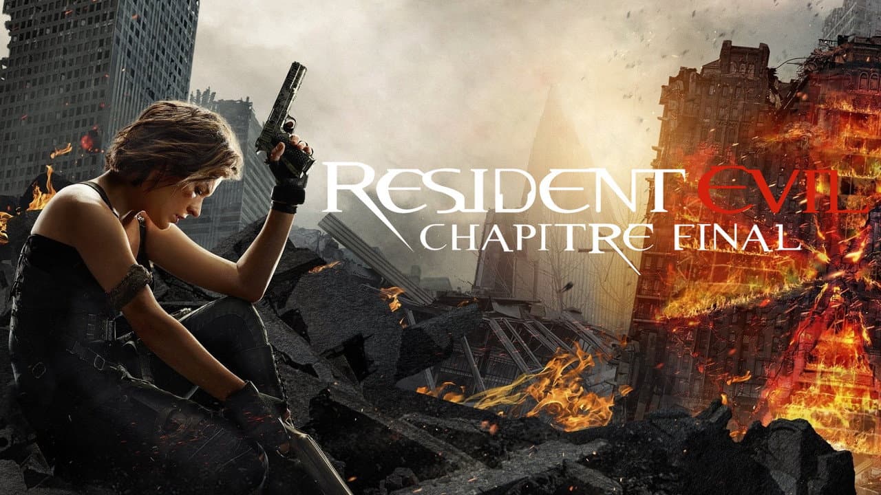 Resident Evil: The Final Chapter — backdrops with title 7
