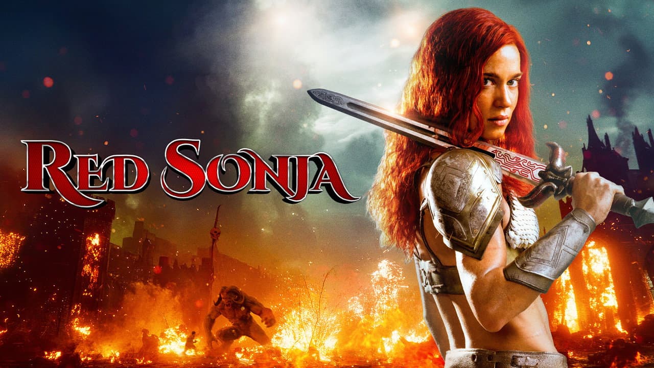 Red Sonja — backdrops with title 4