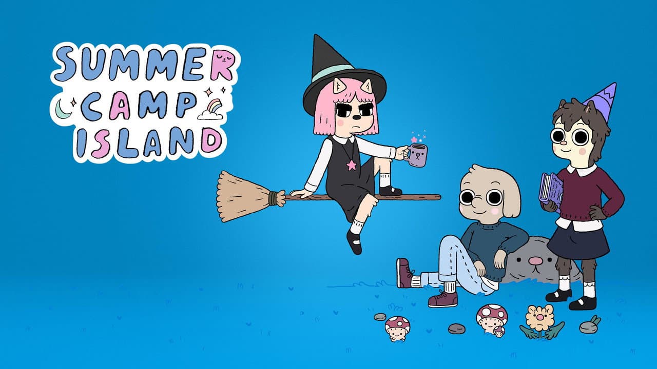 Summer Camp Island — backdrops with title 1