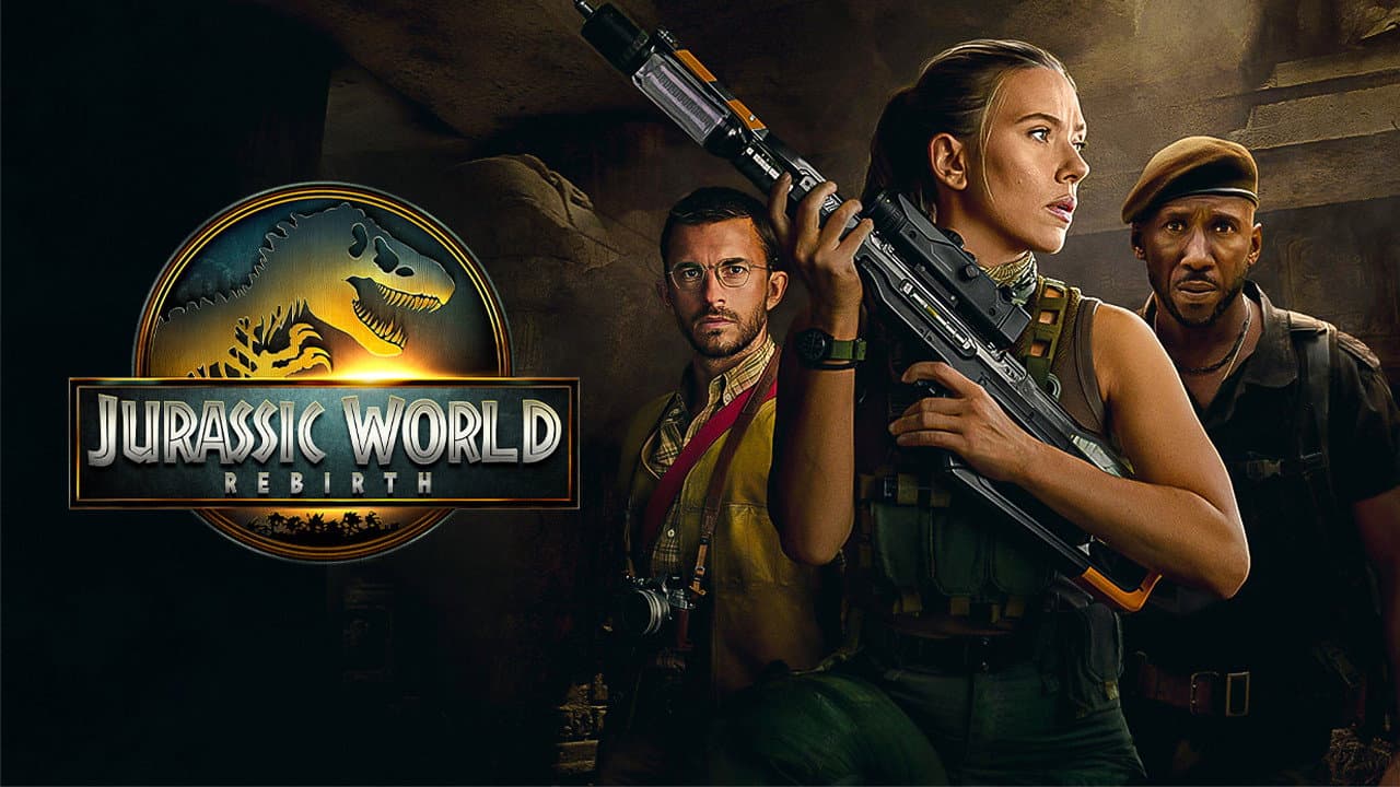 Jurassic World Rebirth — backdrops with title 8