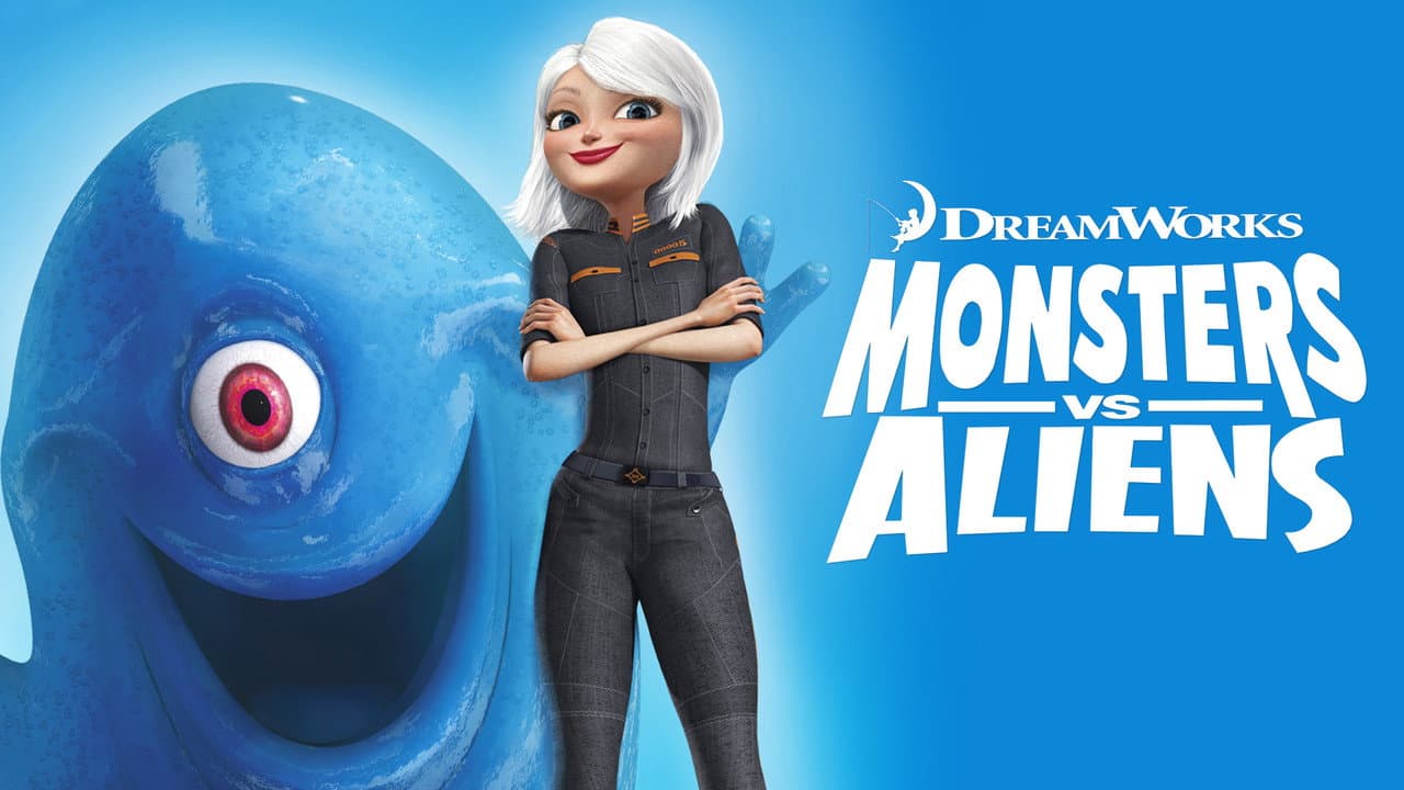 Monsters vs Aliens — backdrops with title 6
