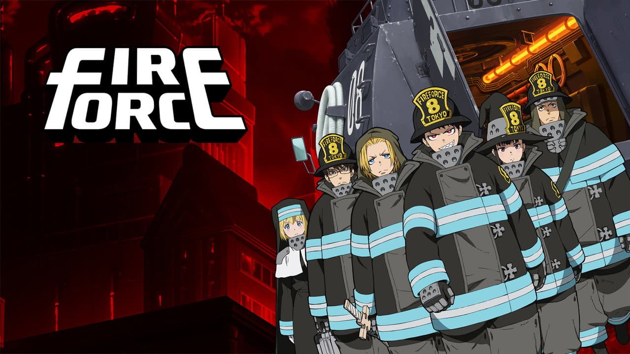 Fire Force — backdrops with title 1
