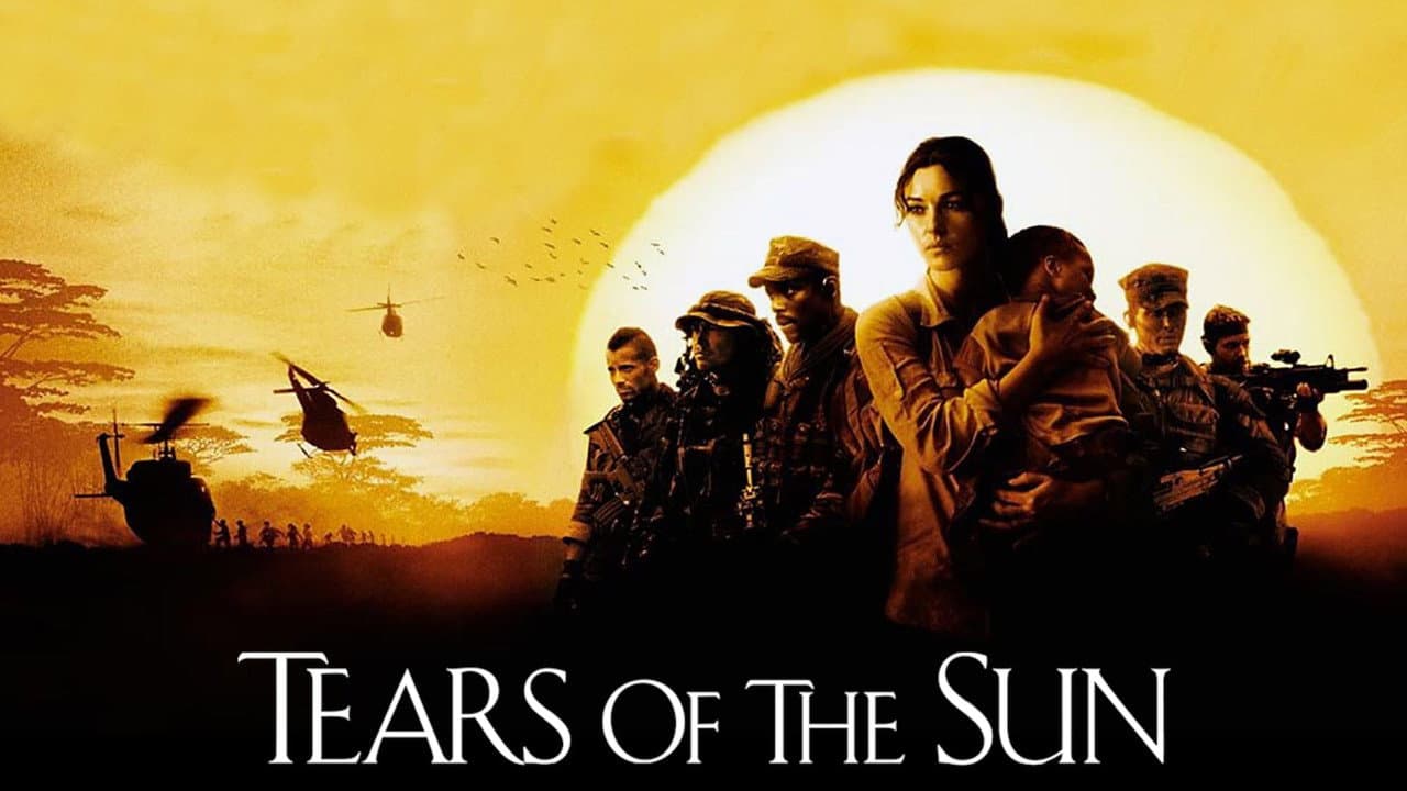 Tears of the Sun — backdrops with title 2