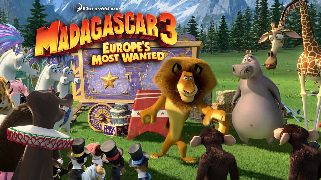 Madagascar 3: Europe's Most Wanted — backdrops with title 6