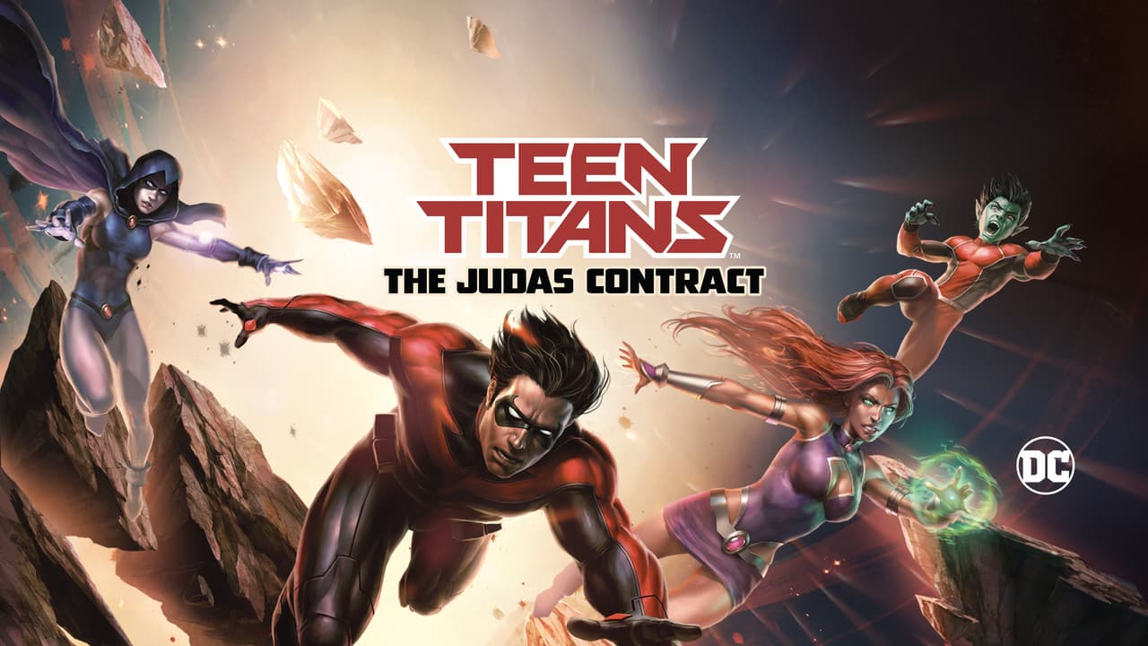 Teen Titans: The Judas Contract — backdrops with title 1