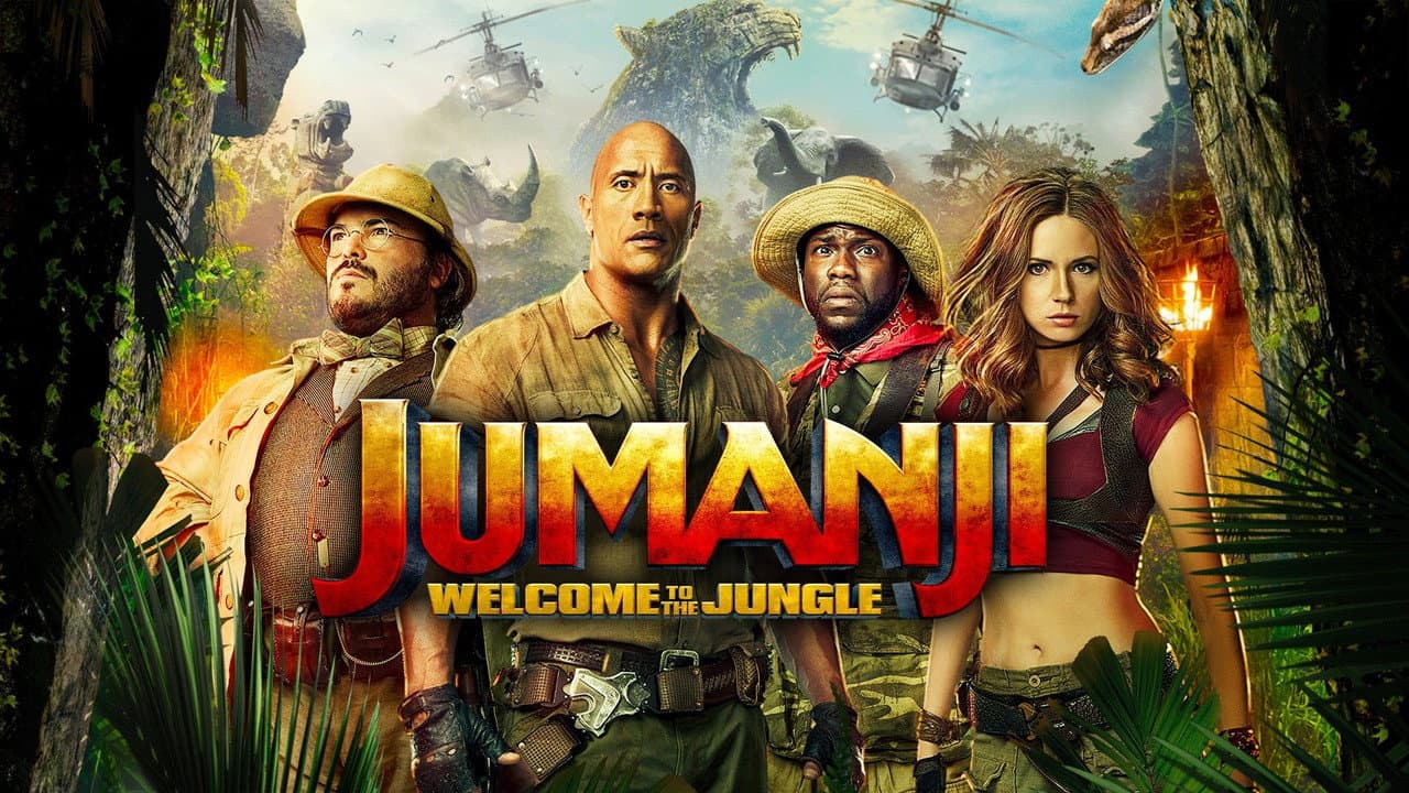 Jumanji: Welcome to the Jungle — backdrops with title 3