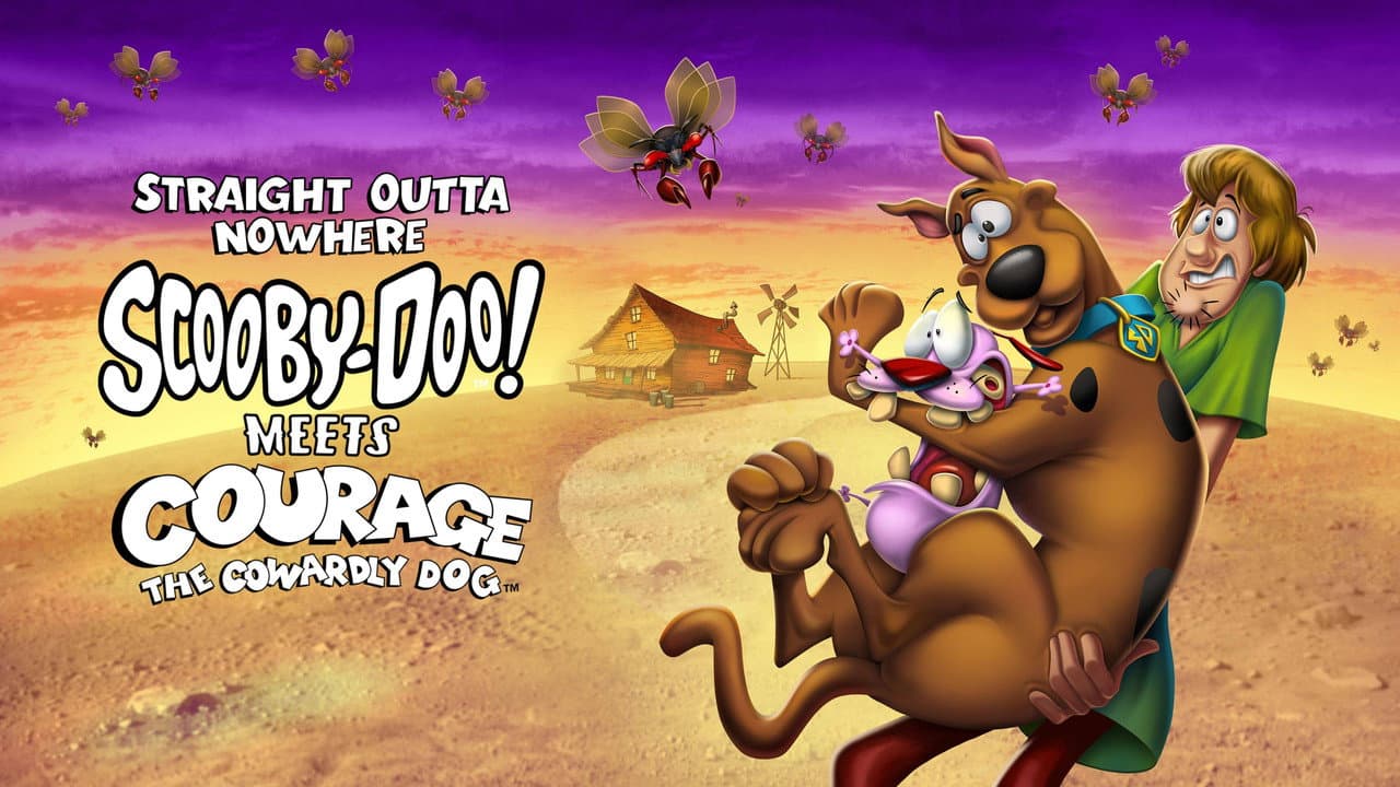 Straight Outta Nowhere: Scooby-Doo! Meets Courage the Cowardly Dog — backdrops with title 5
