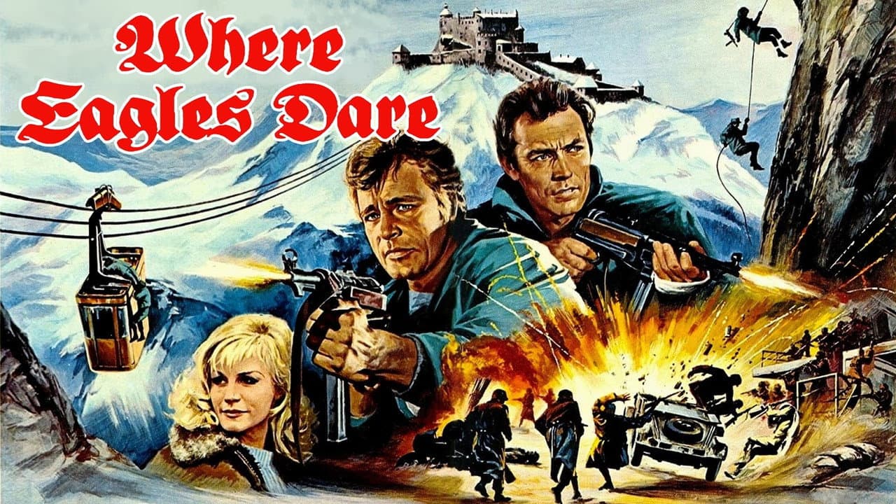 Where Eagles Dare — backdrops with title 3