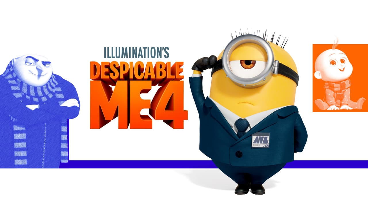 Despicable Me 4 — backdrops with title 4
