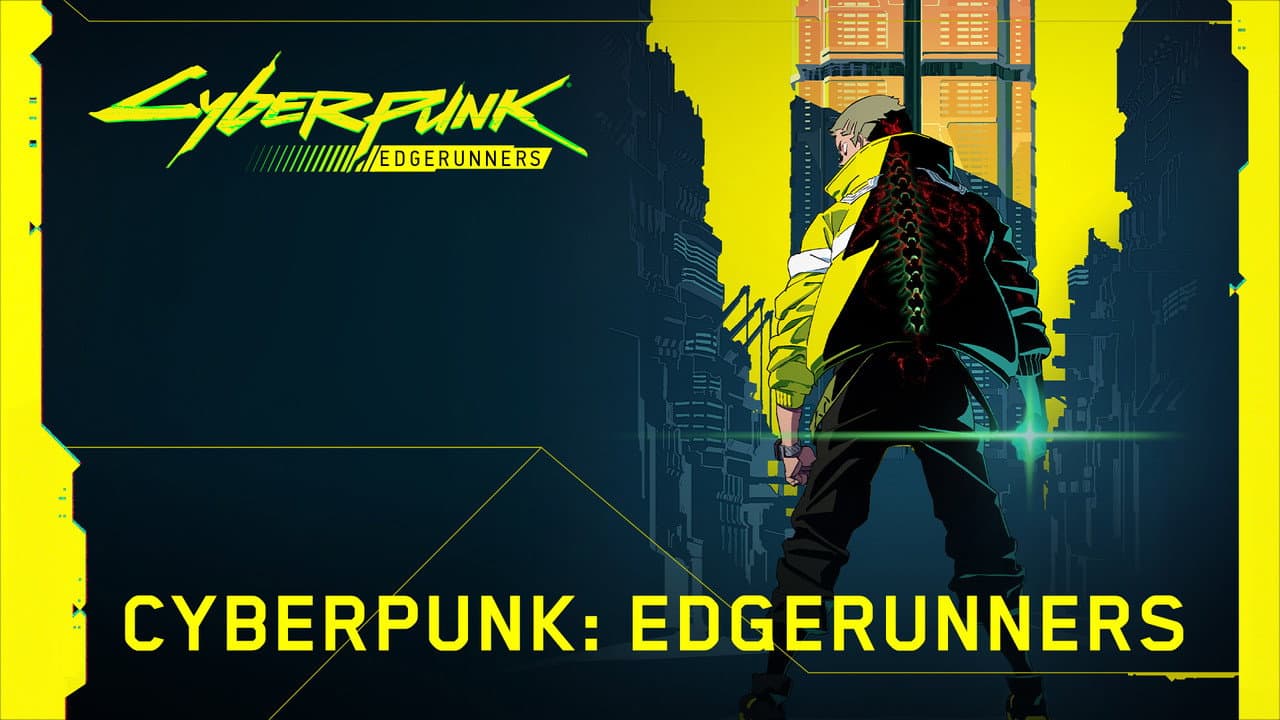 Cyberpunk: Edgerunners — backdrops with title 2