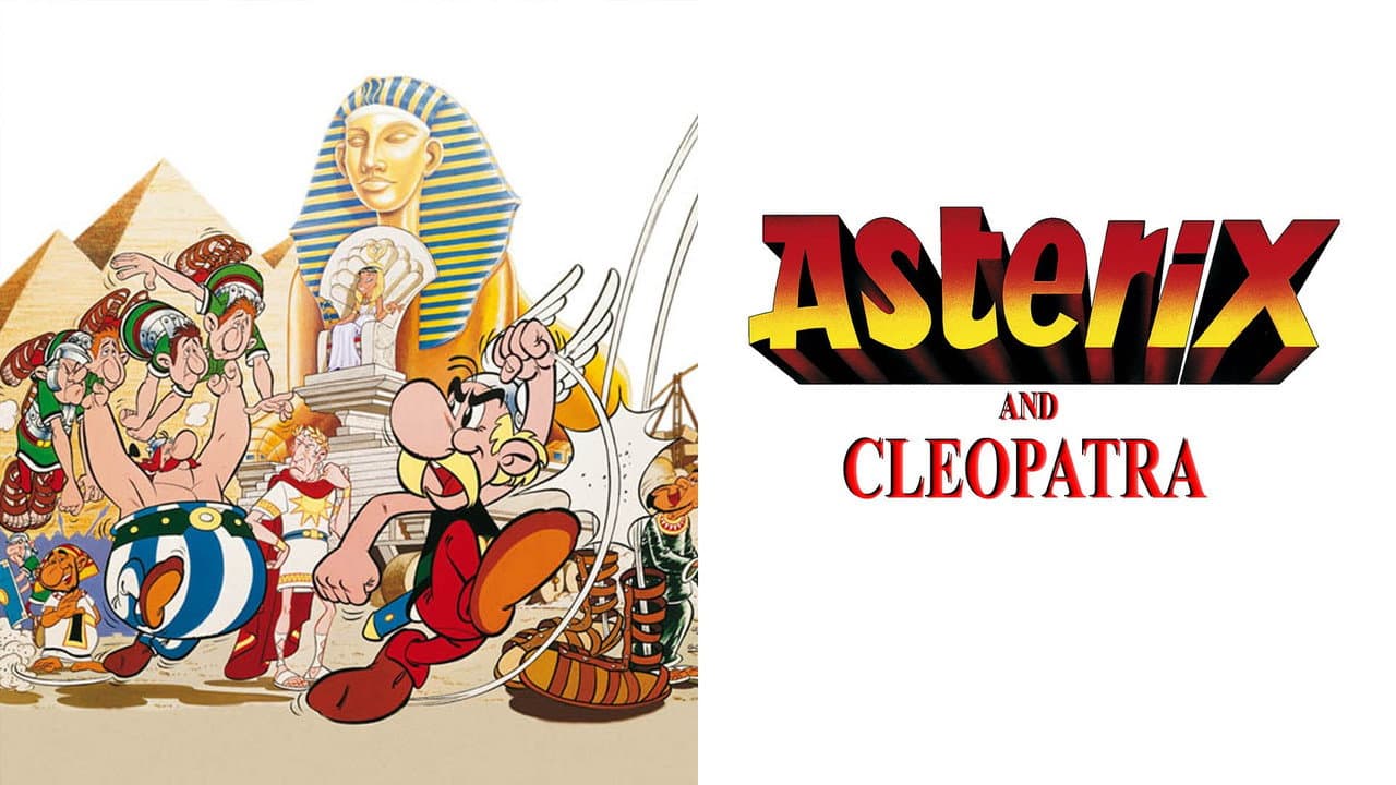 Asterix and Cleopatra — backdrops with title 3