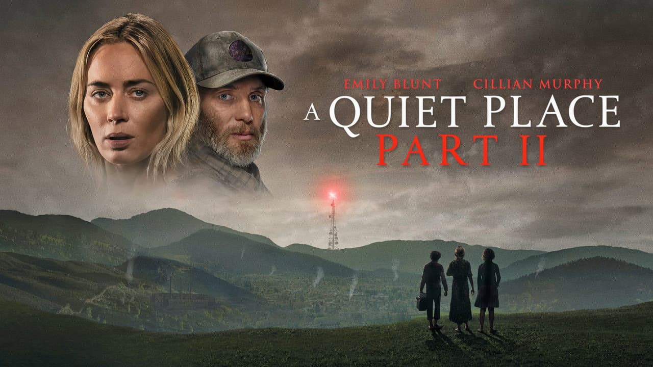 A Quiet Place Part II — backdrops with title 3