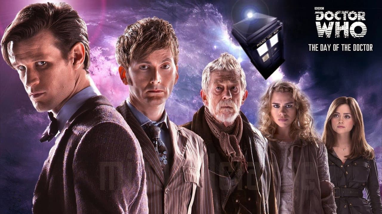 Doctor Who: The Day of the Doctor — backdrops with title 2