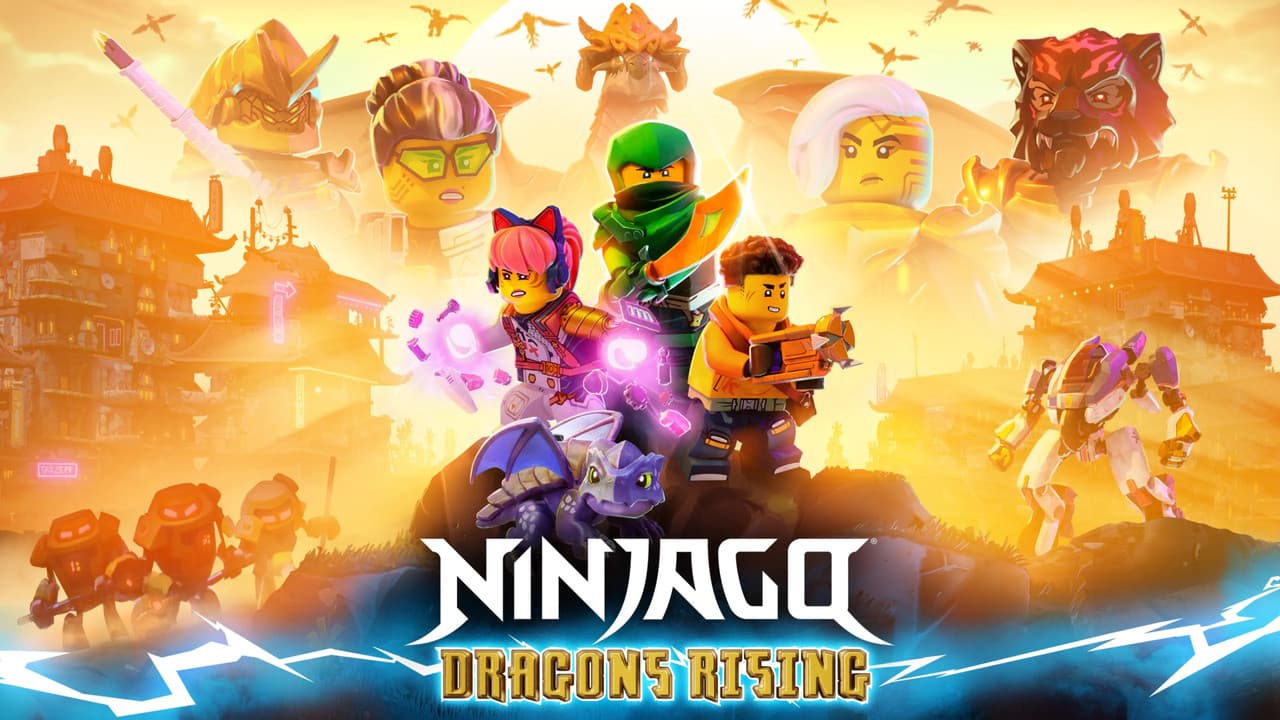 LEGO Ninjago: Dragons Rising — backdrops with title 1
