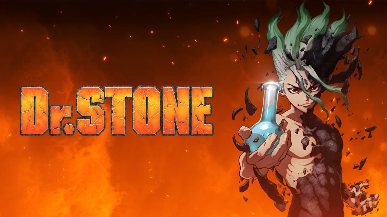 Dr. STONE — backdrops with title 2