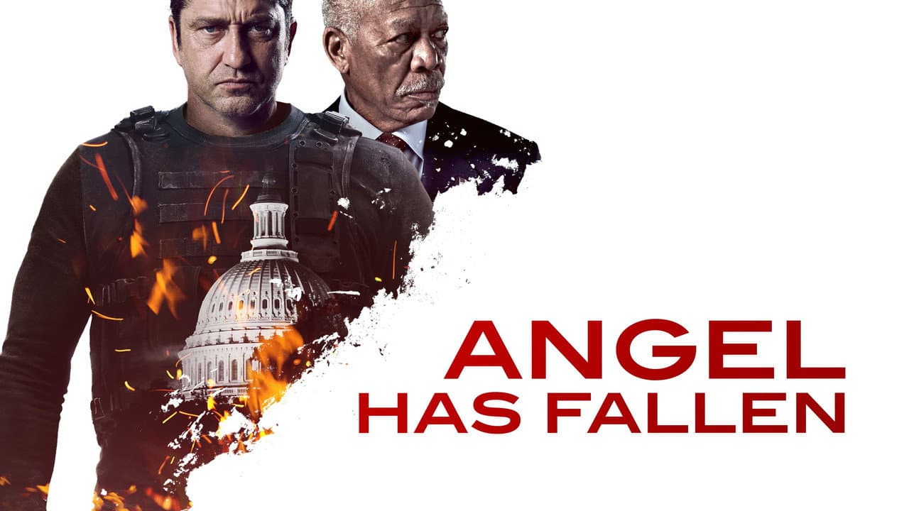 Angel Has Fallen — backdrops with title 1