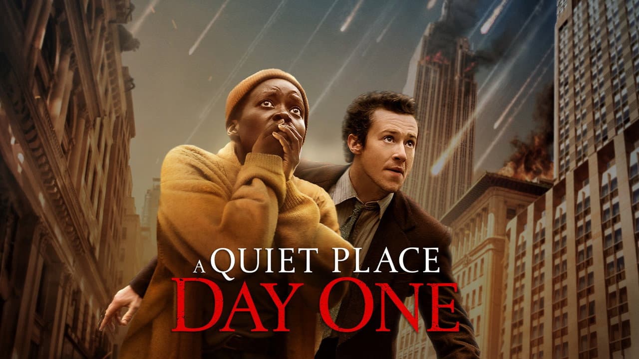 A Quiet Place: Day One — backdrops with title 3