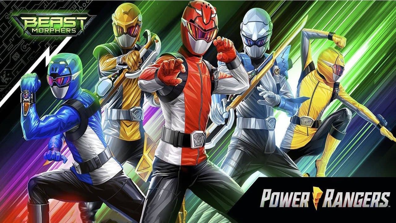 Power Rangers — backdrops with title 1