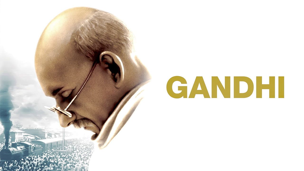 Gandhi — backdrops with title 1