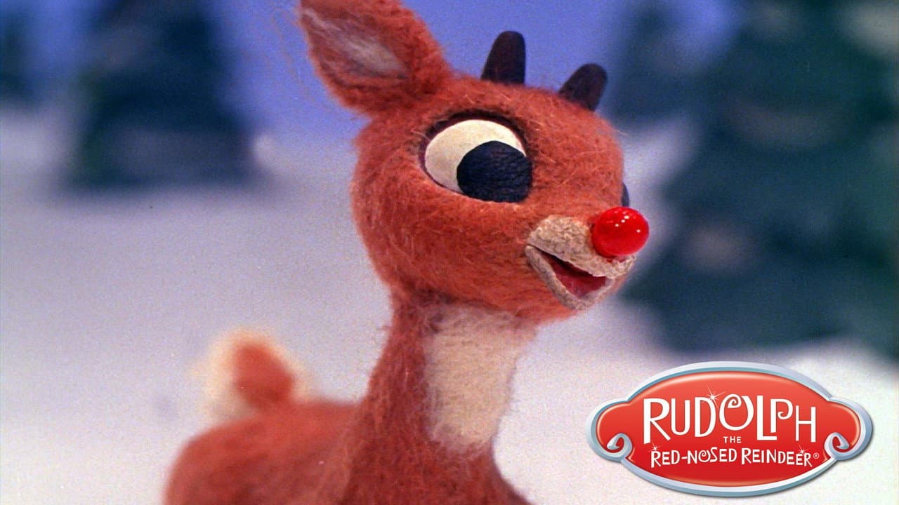 Rudolph the Red-Nosed Reindeer — backdrops with title 3