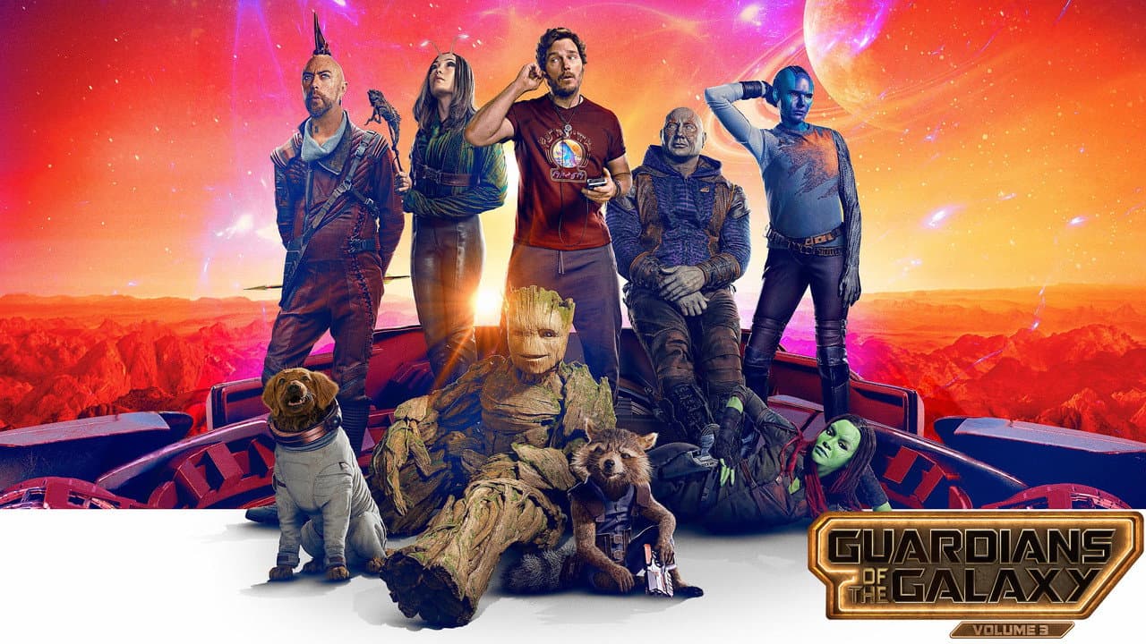 Guardians of the Galaxy Vol. 3 — backdrops with title 7