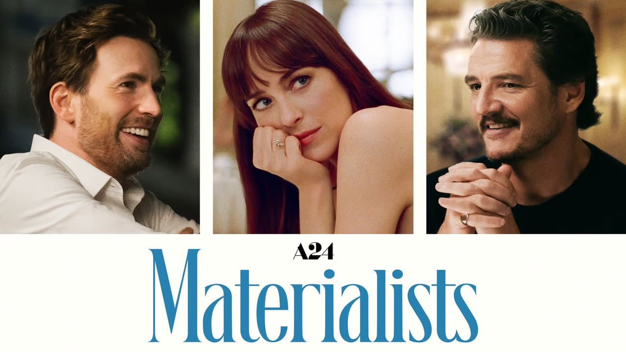 Materialists — backdrops with title 4