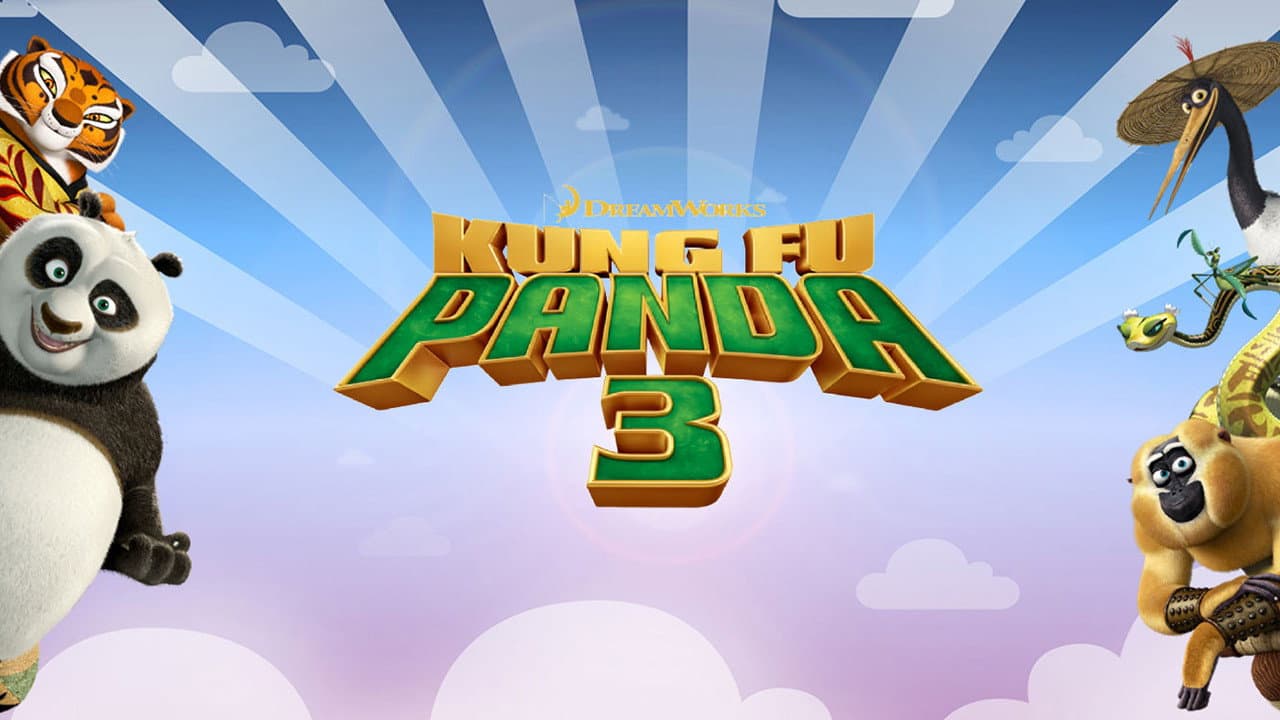 Kung Fu Panda 3 — backdrops with title 4