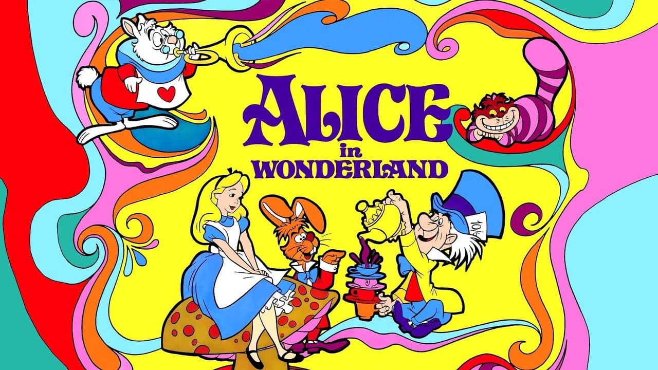 Alice in Wonderland — backdrops with title 1