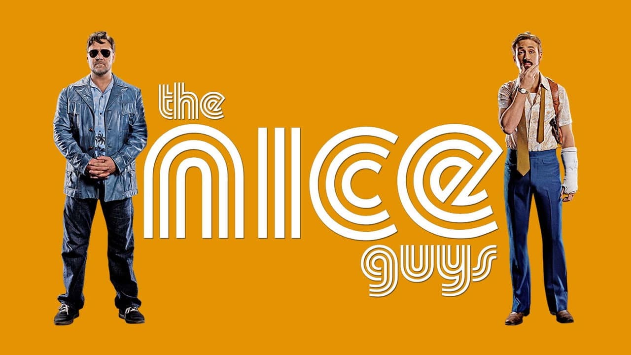 The Nice Guys — backdrops with title 7