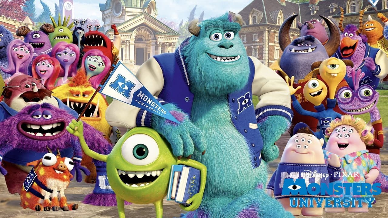 Monsters University — backdrops with title 4