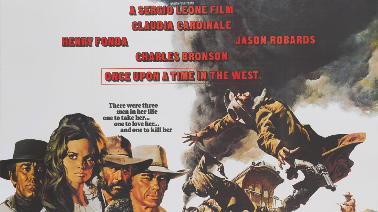 Once Upon a Time in the West — backdrops with title 2