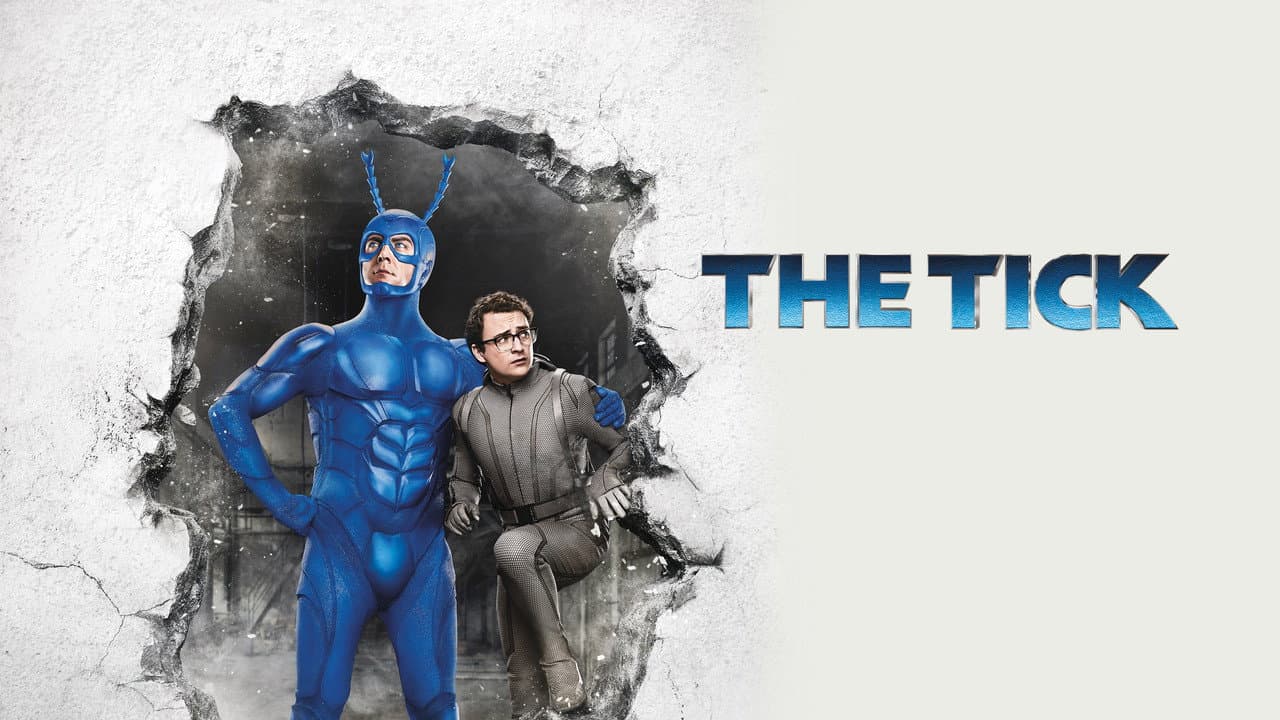 The Tick — backdrops with title 3