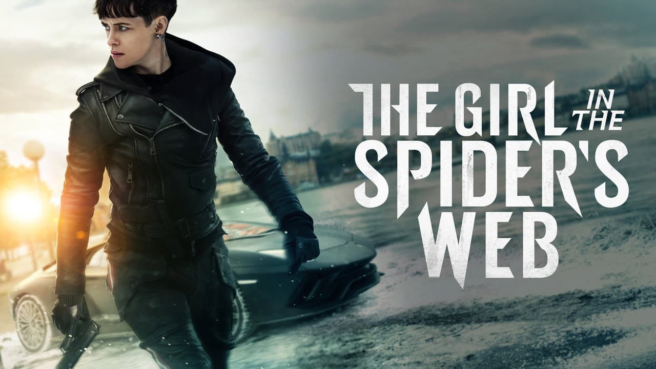 The Girl in the Spider's Web — backdrops with title 1